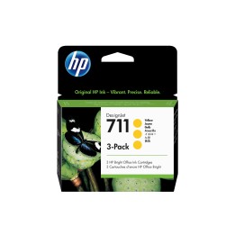 Tinta HP DesignJet 711 Amarillo Pack 3 29ml (CZ136A)