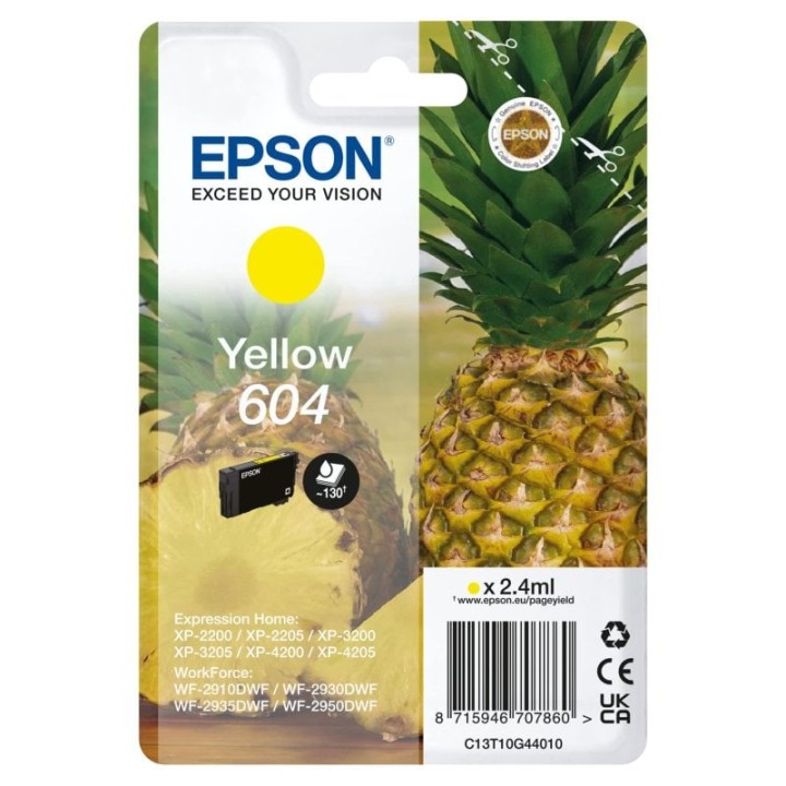 Cartucho de Tinta Original Epson 604 XL Amarillo