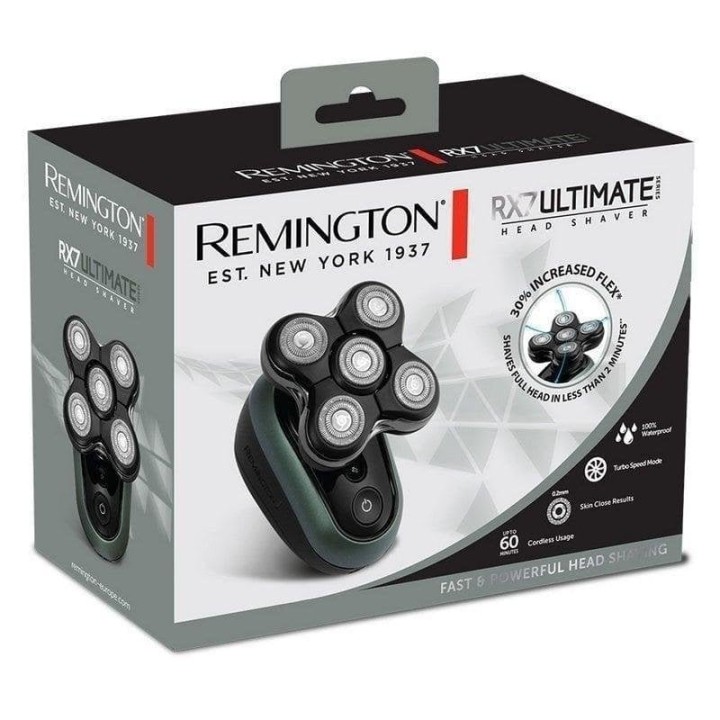 Remington Ultimate Series RX7 Afeitadora para la Cabeza Negra