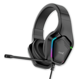 COOL Exodus Auriculares Stereo Gaming Led RGB PC / PS4 / PS5 / Xbox + Adaptador de Audio