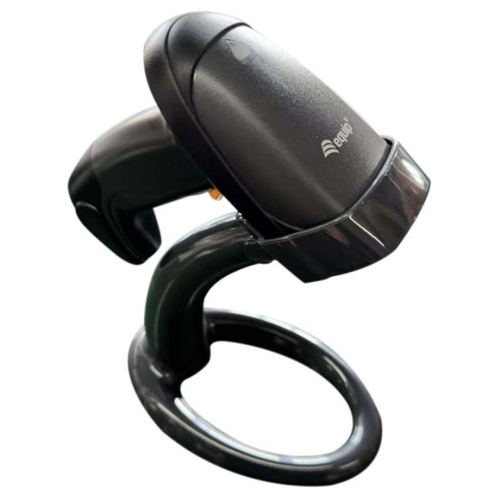 Equip 351023 Wireless 1D Lector de Códigos de Barras Inalámbrico con Soporte