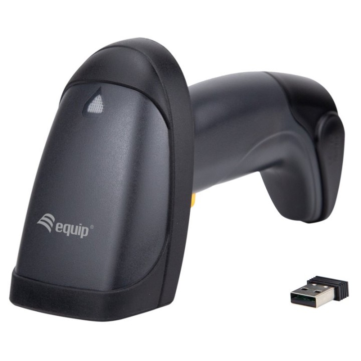 Equip 351023 Wireless 1D Lector de Códigos de Barras Inalámbrico con Soporte
