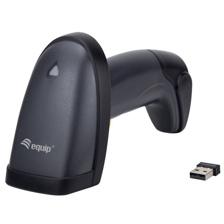 Equip 351024 2D Wireless Lector de Códigos de Barras Inalámbrico con Soporte