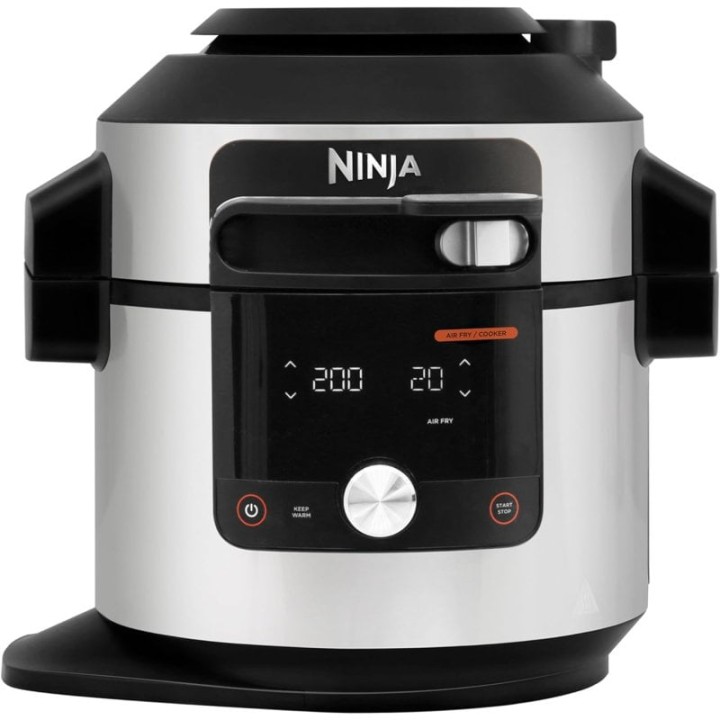 Ninja Foodi Max Olla Eléctrica Multifunción SmartLid con Freidora de Aire y Sensor Digital