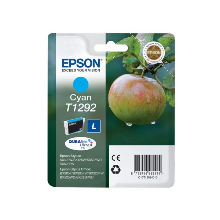 Tinta Epson T1292 Cian 7ml 474 páginas (C13T12924012)