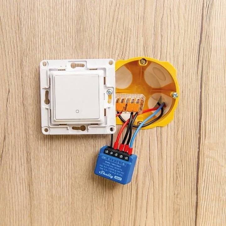 Shelly Módulo Switch Mini 1 Gen3 Wi-fi Bt