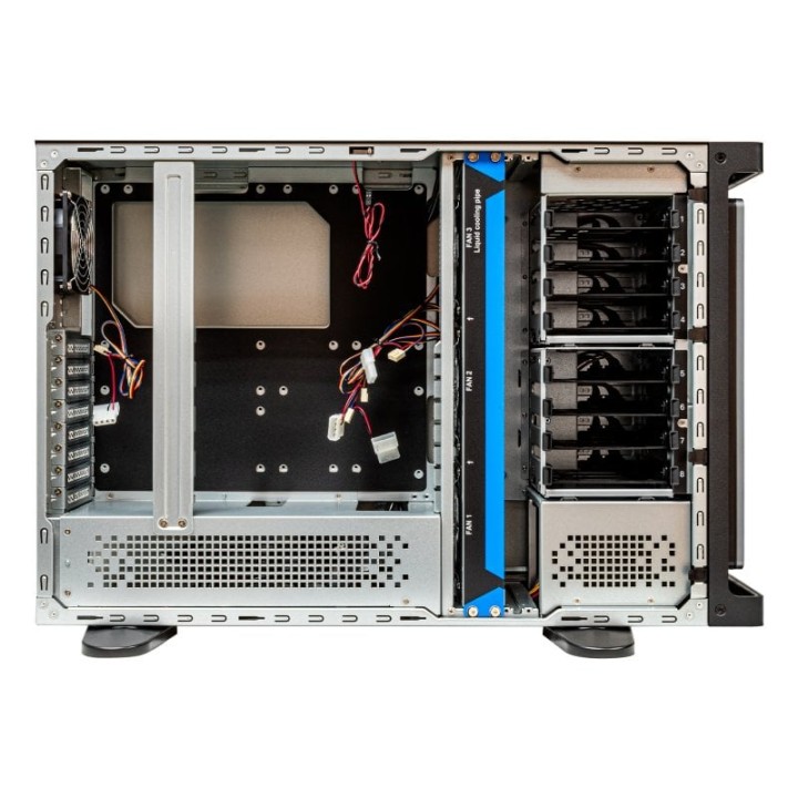 UNYKAch WS-SR630 Caja Rack Dual Form Workstation & IDC Rack Negra/Plata