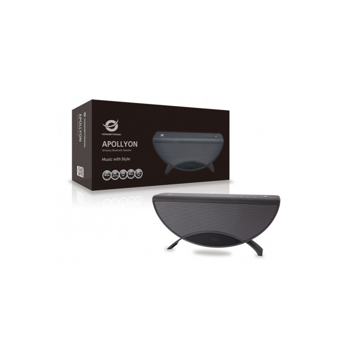 Altavoz CONCEPTRONIC BT mUSB mSD FM Negro (APOLLYON01G)