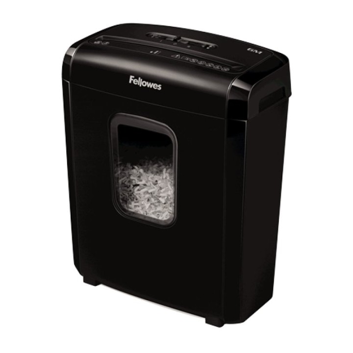 Fellowes Powershred 6M Triturador de Papel Microcorte Negro