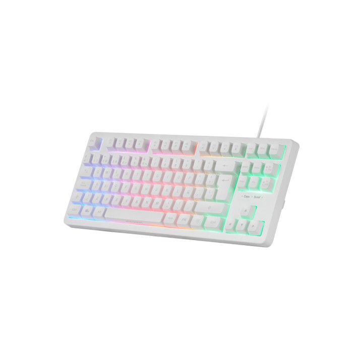 Teclado Mars Gaming TKL H-Mech USB RGB Blanco(MK023WES)