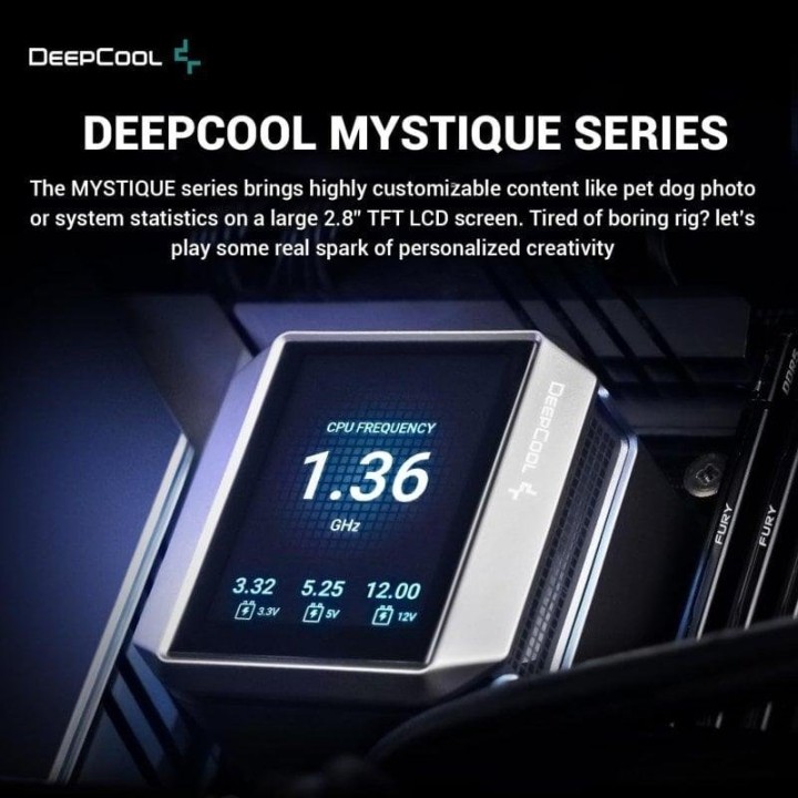 DeepCool MYSTIQUE 240 Kit de Refrigeración Líquida 240mm Negro