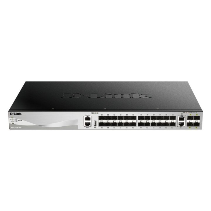 D-Link DGS-3130-30S/E Switch Gestionado L3 Gigabite 10G 26 Puertos + 4 SFP+