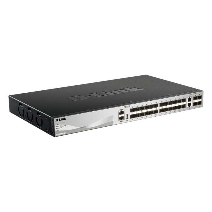 D-Link DGS-3130-30S/E Switch Gestionado L3 Gigabite 10G 26 Puertos + 4 SFP+