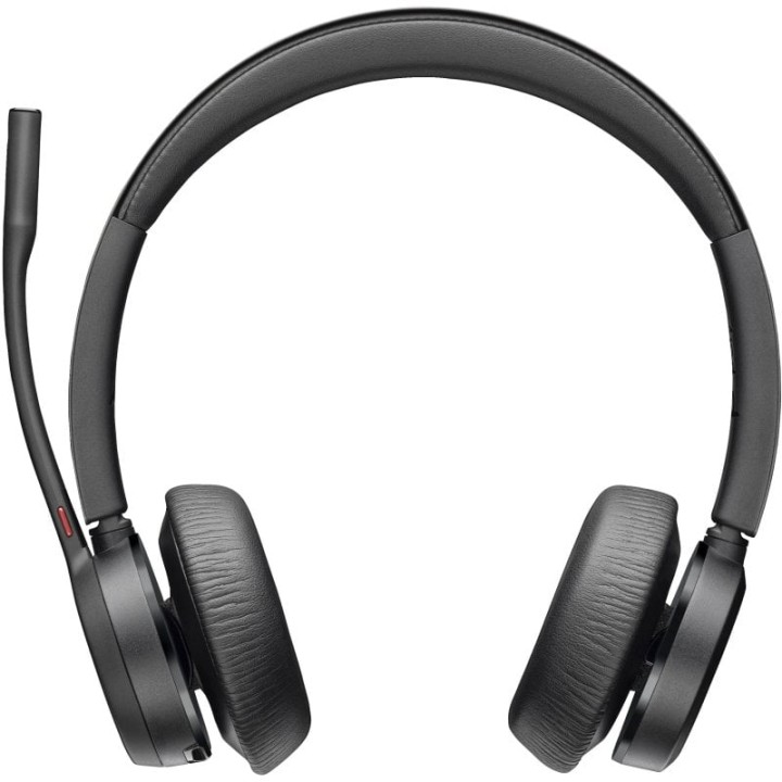 Poly Voyager 4320 UC Auriculares Inalámbricos con Soporte Negros