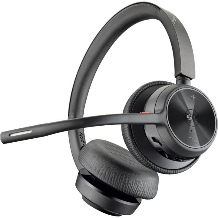 Poly Voyager 4320 M Auriculares Inalámbricos con Dongle USB Negros