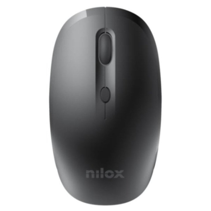 Nilox NXMOWI4002 Ratón Wireless Recargable USB-C 3200DPI Negro