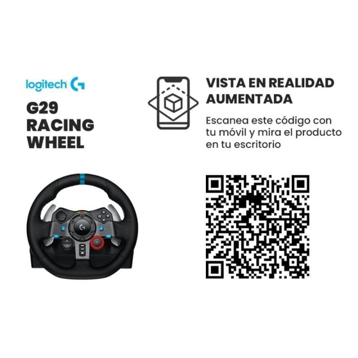 Logitech G29 Driving Force Volante para PS5/PS4/PS3/PC Compatible con F1&Gran Turismo + Auriculares