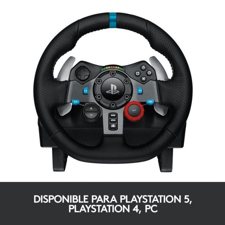 Logitech G29 Driving Force Volante para PS5/PS4/PS3/PC Compatible con F1&Gran Turismo + Auriculares