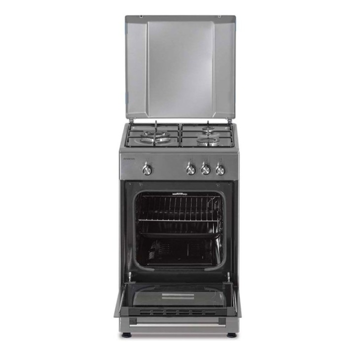 Infiniton CC57TAC Cocina de Gas 3 Zonas + Horno 43L Acero Inoxidable