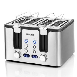 Haeger Toast Tostadora Automática Multifunción 1700W Rebanadas