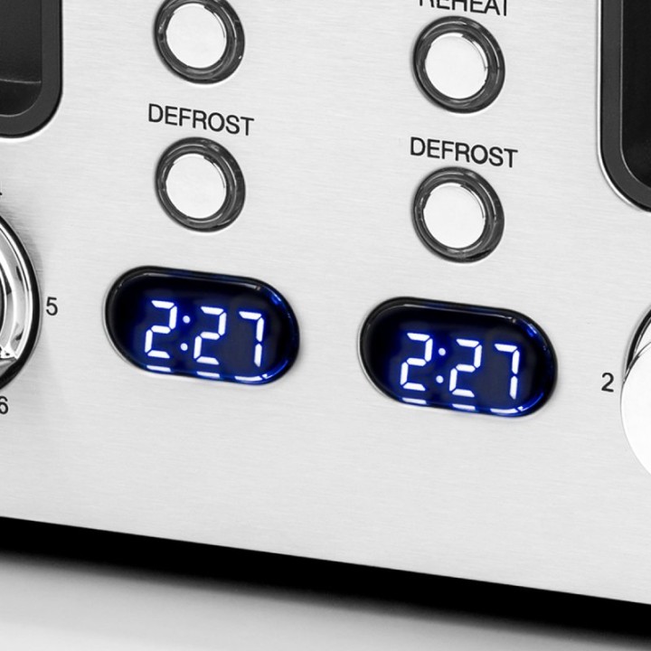 Haeger Toast Tostadora Automática Multifunción 1700W Rebanadas