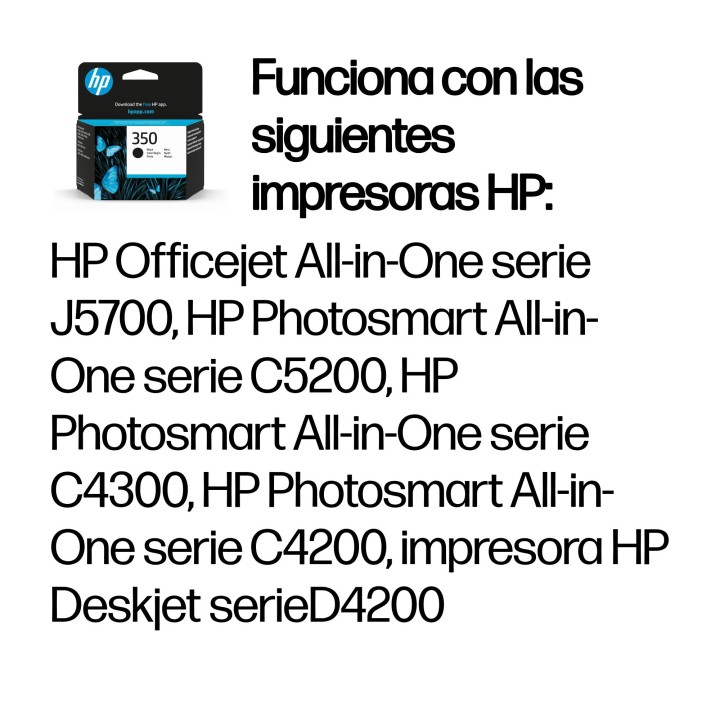 Tinta HP 350 Negro 200 páginas (CB335EE)