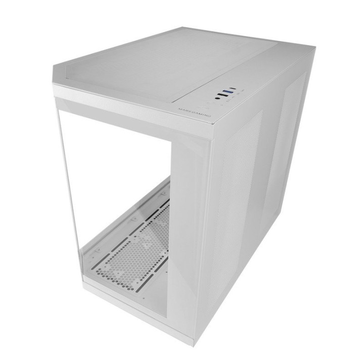 Mars Gaming MC-3TCORE Semitorre ATX Cristal Templado USB-C Blanca