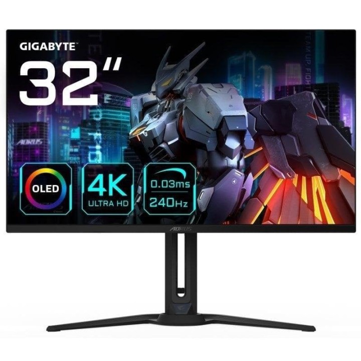 Gigabyte AORUS FO32U2 31.5" QD-OLED UltraHD 4K 240Hz FreeSync Premium