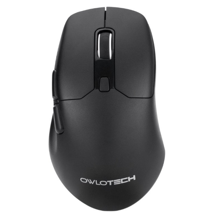 Owlotech M900 Ratón Wireless 2.4GHz/Bluetooth, 67g Negro 12000DPI
