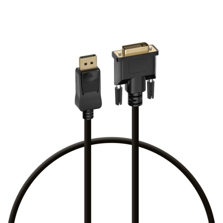 PcCom Essential Cable DisplayPort a DVI 1m Negro