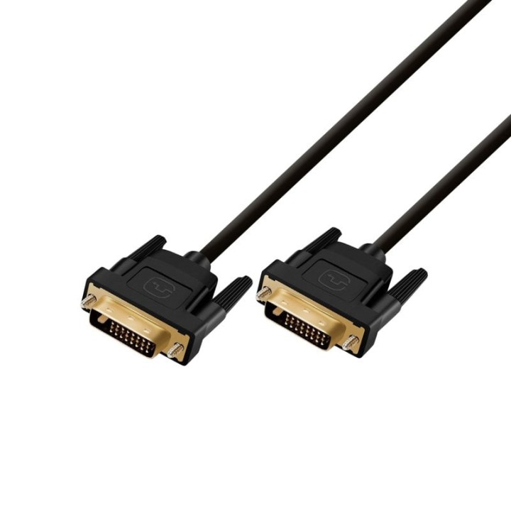 PcCom Essential Cable DVI Macho a DVI Macho 2m Negro