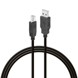 PcCom Essential Cable Impresora USB 2.0 A/B Macho/Macho 3m Negro