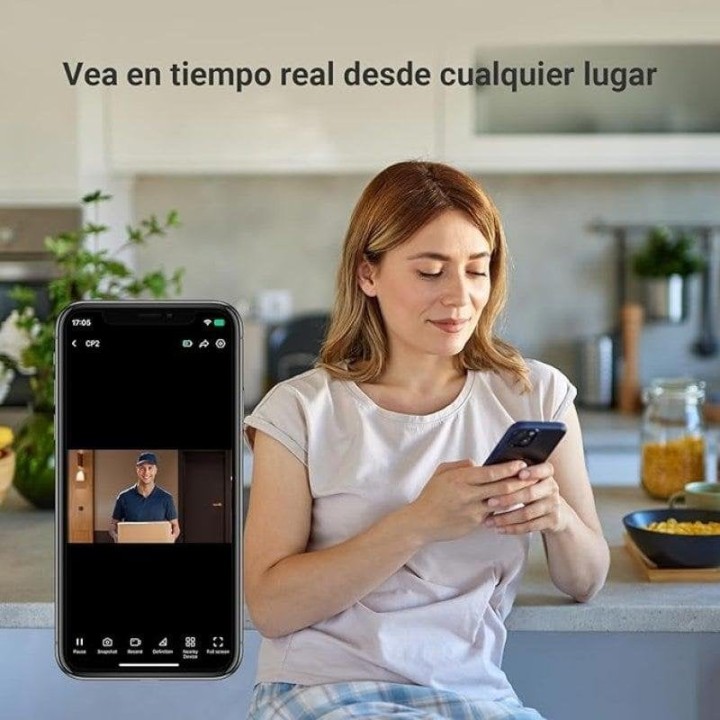EZVIZ HP2 Mirilla Inteligente Inalámbrica Dorada
