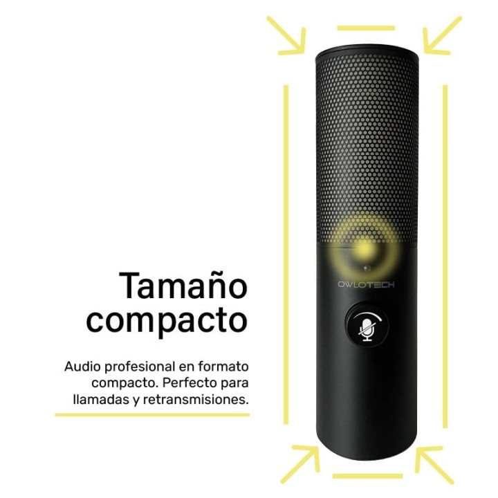 Owlotech X3 Micrófono Condensador Negro