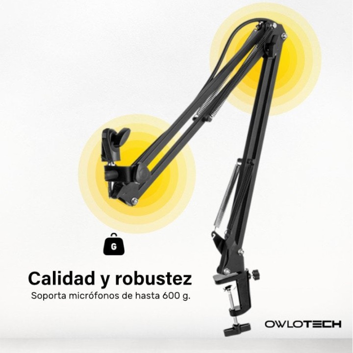 Owlotech MicFlex Soporte Brazo para Micrófono