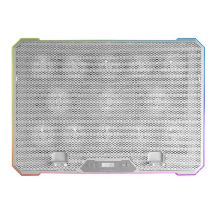 Mars Gaming MNBC13 Base Refrigeradora ARGB para Portátiles hasta 17" Blanca
