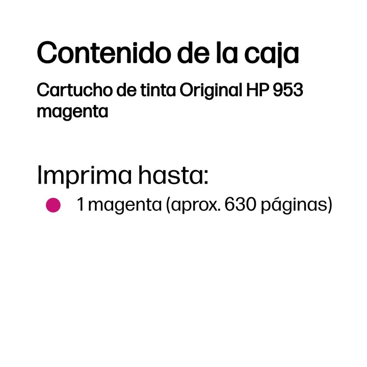 Tinta HP 953 Magenta 9ml 630 páginas (F6U13AE)