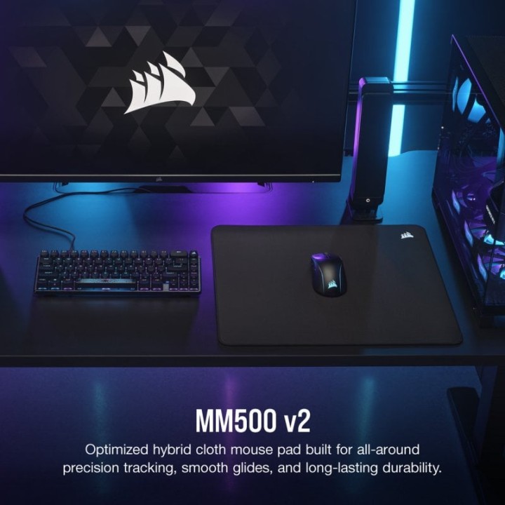 Corsair MM500 v2 Alfombrilla Gaming L Negra