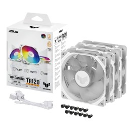 ASUS TUF Gaming TR120 ARGB Reverse Fan Triple Pack Ventilador Suplementario 120mm Blanco