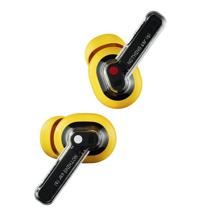 Nothing Ear (a) Auriculares Bluetooth con Cancelación Activa de Ruido Transparente/Amarillo