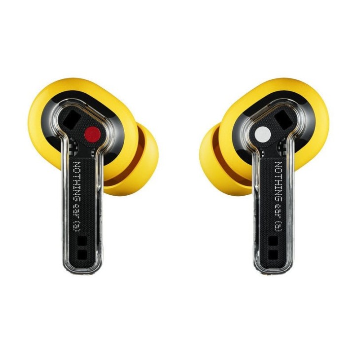 Nothing Ear (a) Auriculares Bluetooth con Cancelación Activa de Ruido Transparente/Amarillo