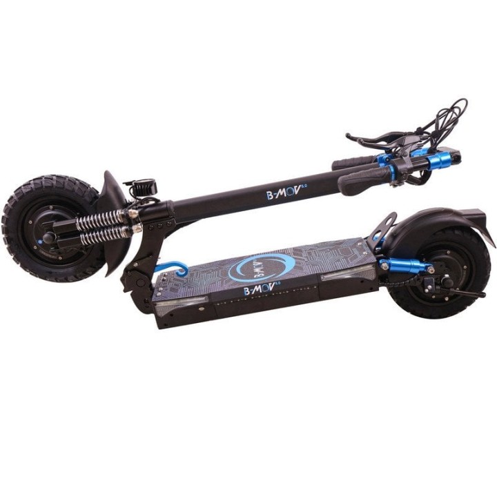 B-Mov 6.0 Cadaques Patinete Eléctrico 1000W (500W+500W) 10" Negro Homologado DGT