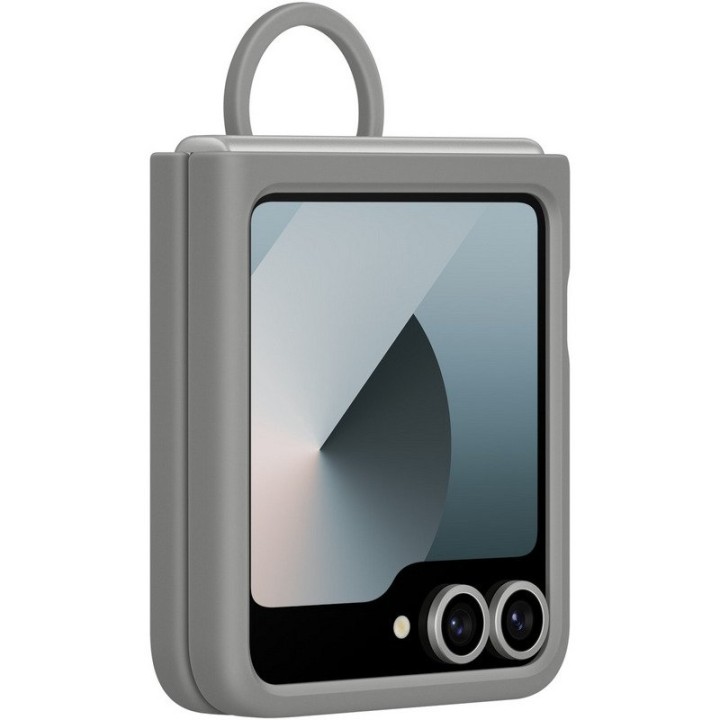 Samsung Silicone Case Funda de Silicona Gris para Galaxy Z Flip6