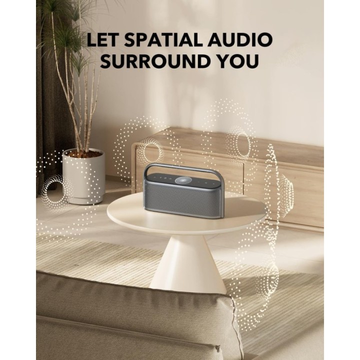 Soundcore Motion X600 Altavoz Inalámbrico Portátil con Audio Espacial Negro