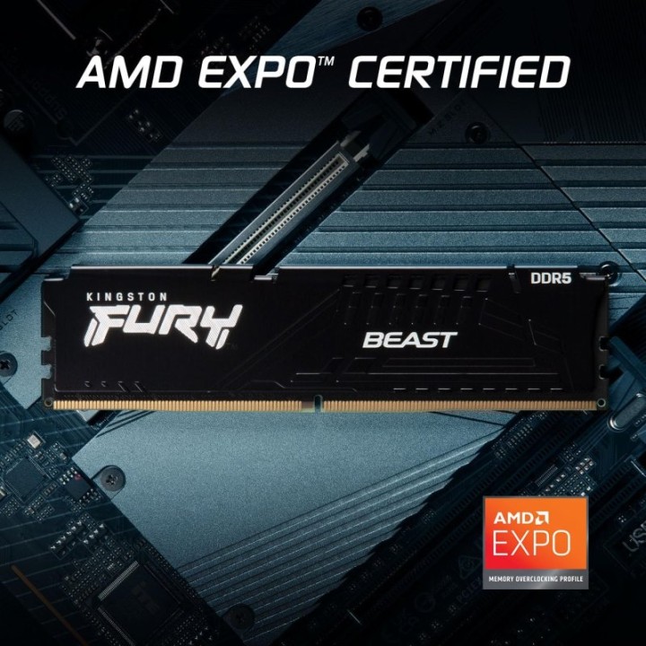Kingston FURY Beast DDR5 6000MHz 64GB 2x32GB CL30 AMD EXPO