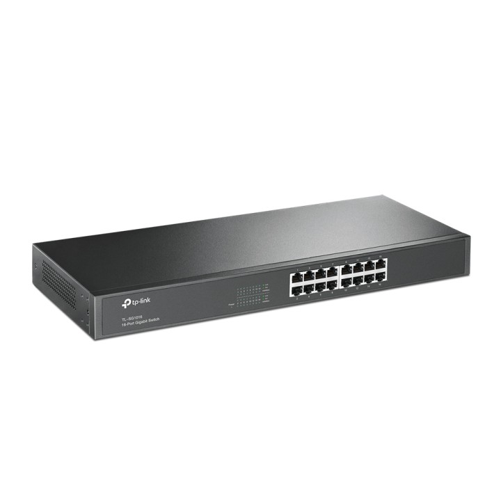 Switch TP-Link 16p 10/100/1000 Rack 19" 1U (TL-SG1016)