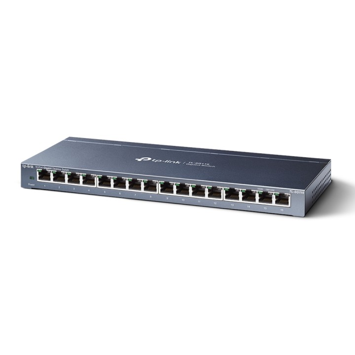 Switch TP-Link 16xRJ45 GbE Negro (TL-SG116)