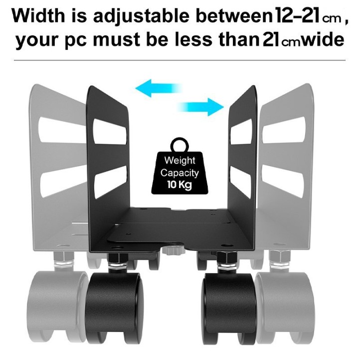 Cool Soporte Universal Metálico para CPU 12 cm - 21 cm