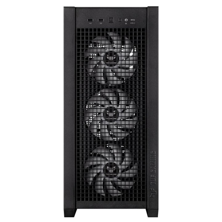 ASUS TUF Gaming GT302 ARGB Cristal Templado USB 3.2 Negra