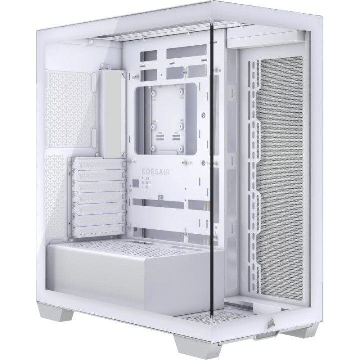 Corsair 3500X Semi Torre Cristal Templado USB-C Blanca